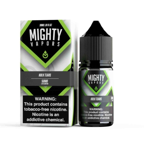 hulk tears by mighty vapors nic salts