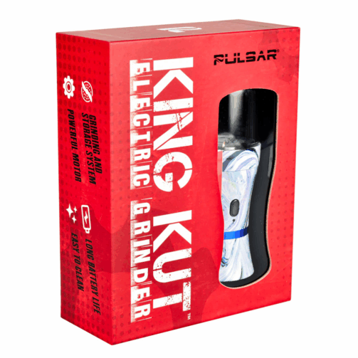 Pulsar King Kut Electric Grinder Marbleized in box