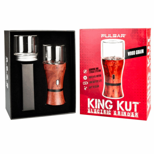 Pulsar King Kut Electric grinder Wood Grain in box