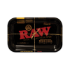 Raw Small Metal Rolling Tray raw black