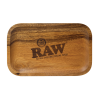 Raw Small Metal Rolling Tray raw wood