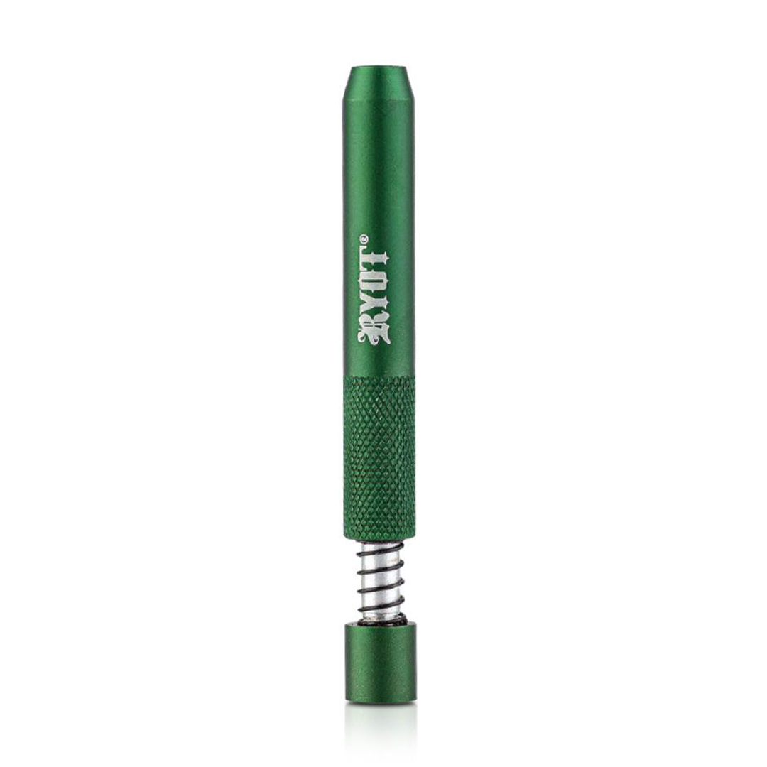 Hippie Momma Set Of 4 Spring-Loaded One Hitter Pipes - Dugout Bat Style (R/S/B/B)