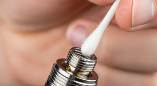 How to clean 510 thread battery connection with q-tip