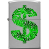 zippo lighter cannabis leaf dollar sign