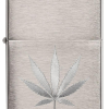 zippo lighter cannabis leaf engraved