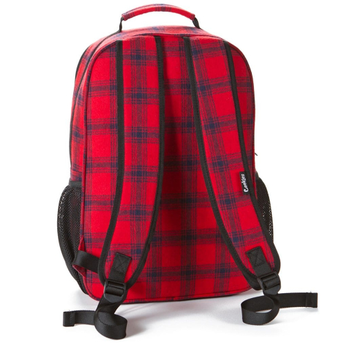 Cookies Lumberjack Smell Proof Backpack red back of bag