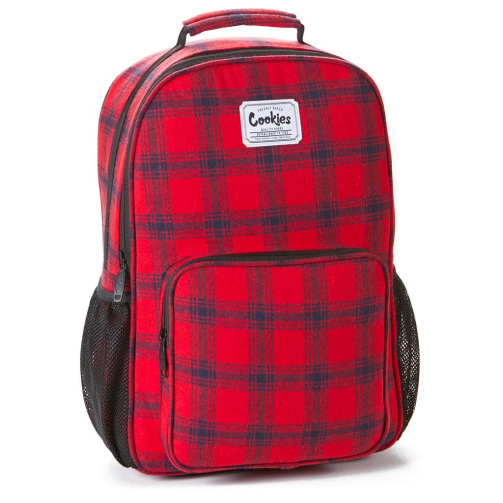 Cookies Lumberjack Smell Proof Backpack red