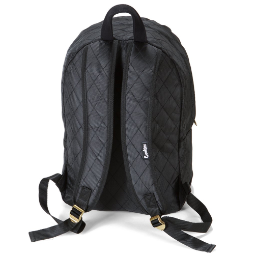 Cookies V3 Quilted Nylon Backpack black back of bag