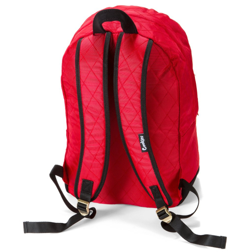 Cookies V3 Quilted Nylon Backpack red back of bag