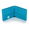 Cookies Textured Faux Leather Wallet blue inside of wallet
