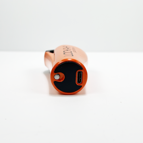Lookah Swordfish Vaporizer displaying charger port and hidden dab tool
