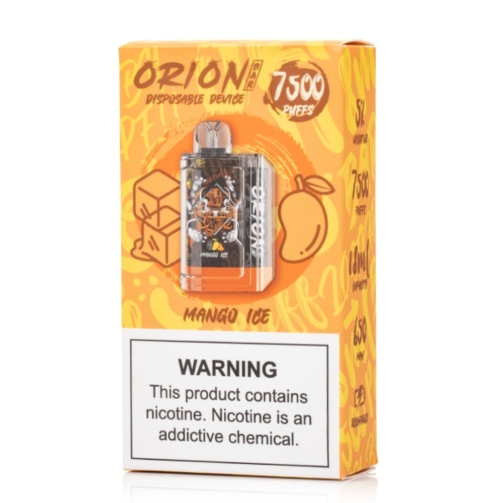 lost vape orion 7500 puff disposable vape mango ice box