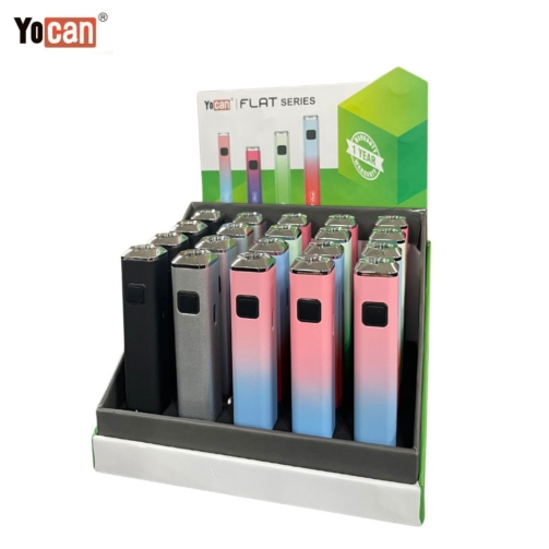 yocan flat 510 cart battery display bulk pack of 20x