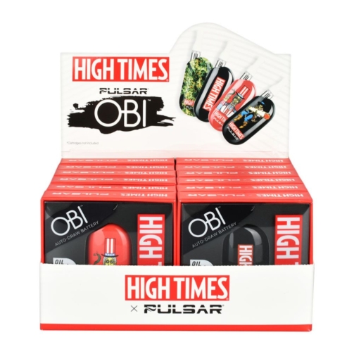 High Times x Pulsar Obi Auto-Draw 510 Battery bulk pack of 10x