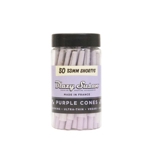 blazy susan purple 53mm shortys jar 50ct