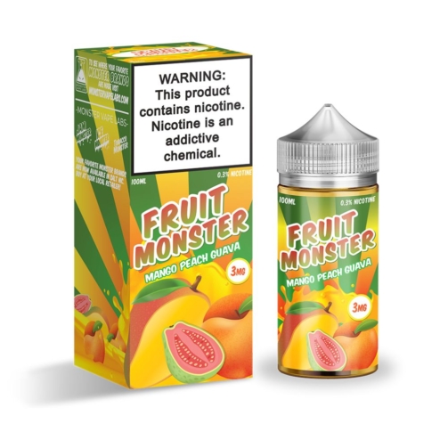 mango peach guava by fruit monster 100ml