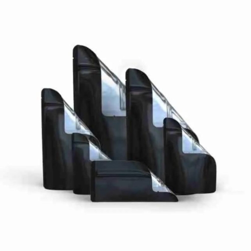 BLACK/ CLEAR MYLAR BAGS