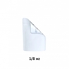 WHITE CLEAR mylar bags 1/8