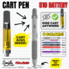 Penjamin Cart Pen – 510 Stealth Battery Penjamin Cart Pen - 510 Stealth Battery
