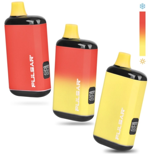 Pulsar 510 DL 2.0 Pro Cart Vape thermo red yellow