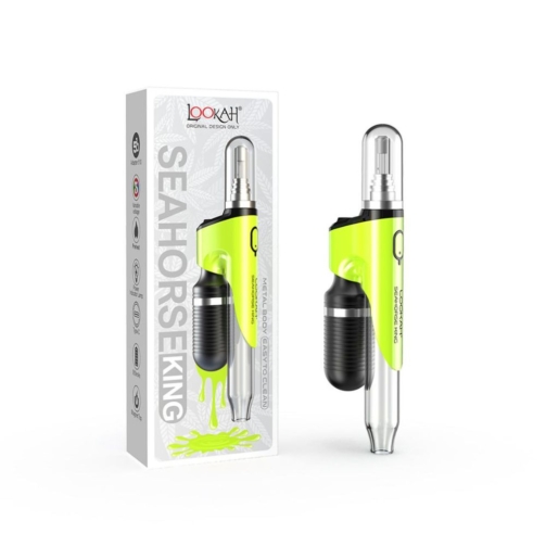 Lookah Seahorse King Electric Nectar Collector neon green
