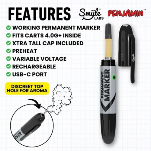 Permanent Marker Penjamin Cart Battery