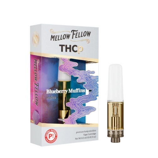 Mellow Fellow Premium THC-P Vape Cart - 0.5 Grams blueberry muffins