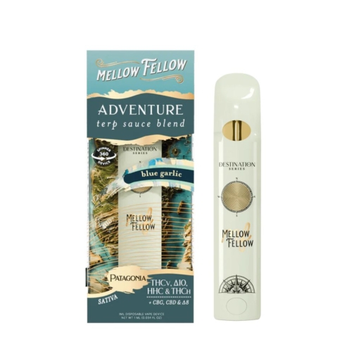 Mellow Fellow Terp Sauce Spinner Disposable - 1 Gram blue garlic