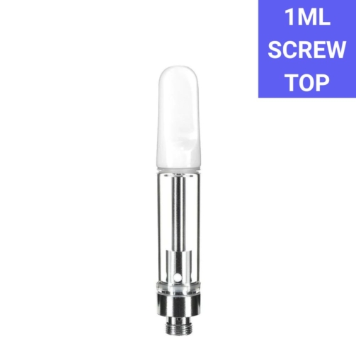 empty 1ml vape cart screw top