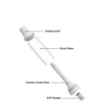 Full Ceramic 2ml Vape Cartridge - Press Top