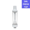 empty 2ml vape cart press top