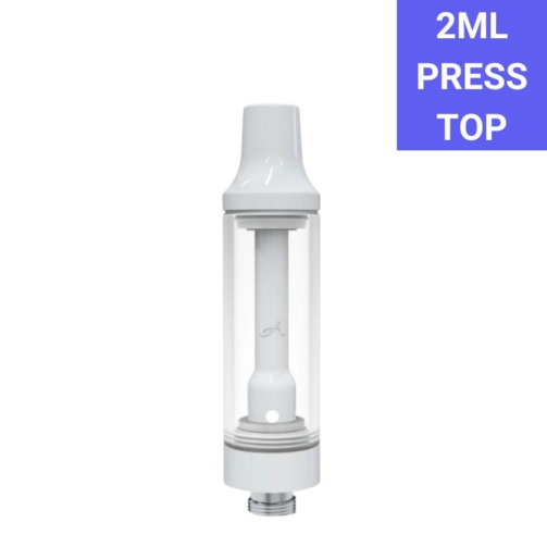 empty 2ml vape cart press top