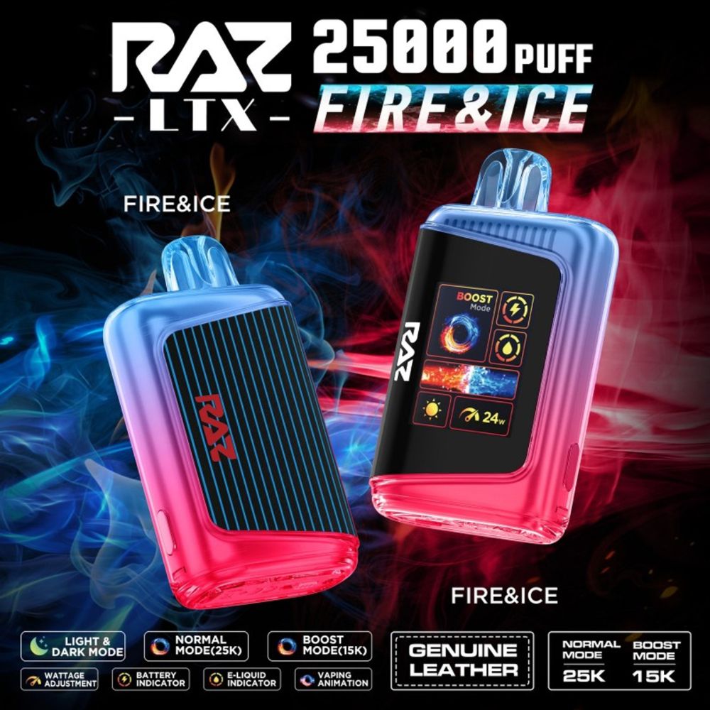 raz 25000 vapes RAZ DC25000 Disposable Vape $19.99