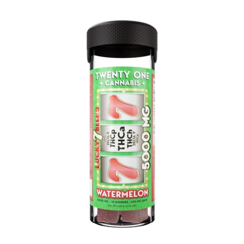 Twenty One Cannabis Lucky 7 Edibles 12pc - 5000mg