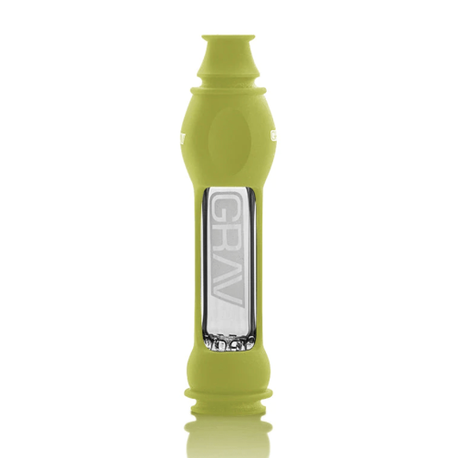 GRAV 16mm Octo-Taster with Silicone Skin – Shock-Absorbent Glass One-Hitter