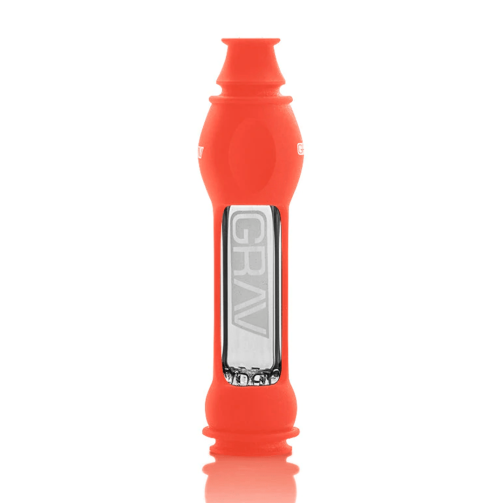 GRAV 16mm Octo-Taster with Silicone Skin – Shock-Absorbent Glass One-Hitter