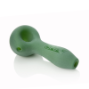 Grav Sandblasted Spoon Pipe – Matte Borosilicate Glass Hand Pipe 4"