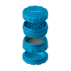 Human Grade 2A Grinder 2.5" – 4-Part Aluminum with Storage, 6 Colors