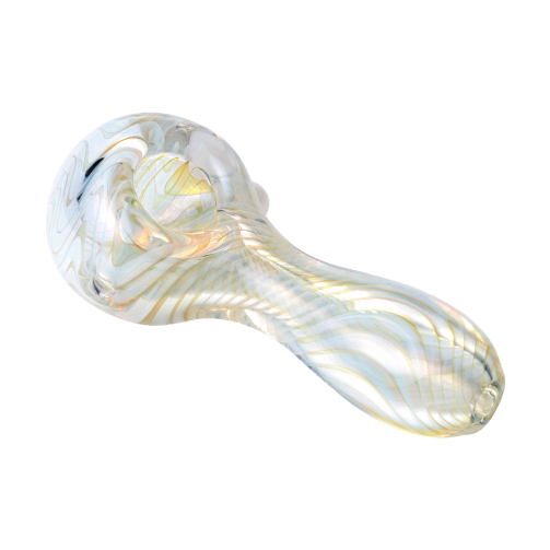 Human Grade Spoon Pipe Model A – Borosilicate Glass Hand Pipe with Carb Hole SMOKE