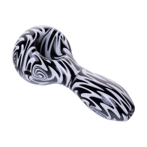 Human Grade Spoon Pipe Model A – Borosilicate Glass Hand Pipe with Carb Hole SMOKE