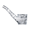 NWTN Home Highball Hand Pipe – Elegant Borosilicate Sherlock Glass, 4.9"