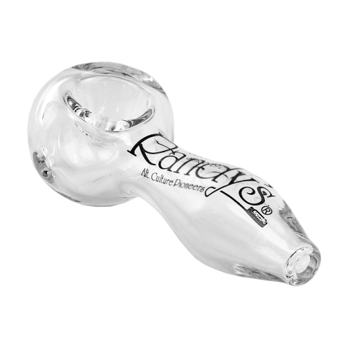 Randy's 4" Classic Hand Pipe – Borosilicate Glass Spoon with Carb Hole