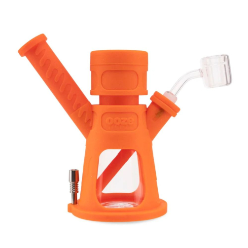 Ooze Hyborg 4-in-1 Hybrid Rig – Silicone Glass Bong, Dab Rig, Nectar Collector & Pen Adapter