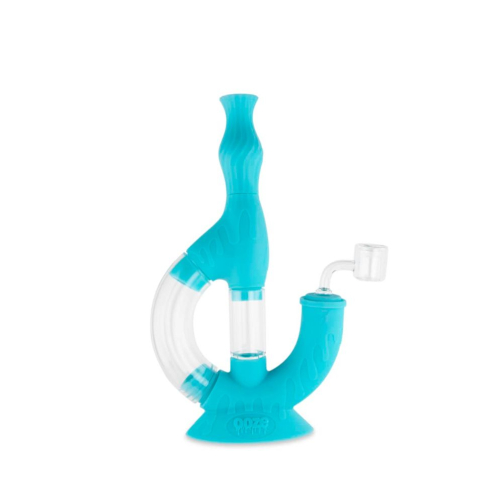 Ooze Echo Silicone Water Pipe – 4-in-1 Hybrid Bong, Dab Rig & Nectar Collector