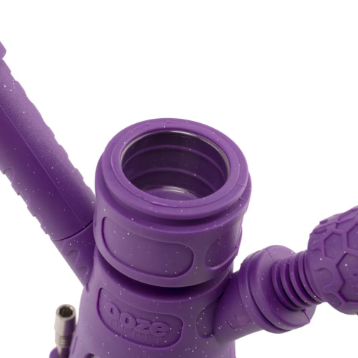 Ooze Hyborg 4-in-1 Hybrid Rig – Silicone Glass Bong, Dab Rig, Nectar Collector & Pen Adapter