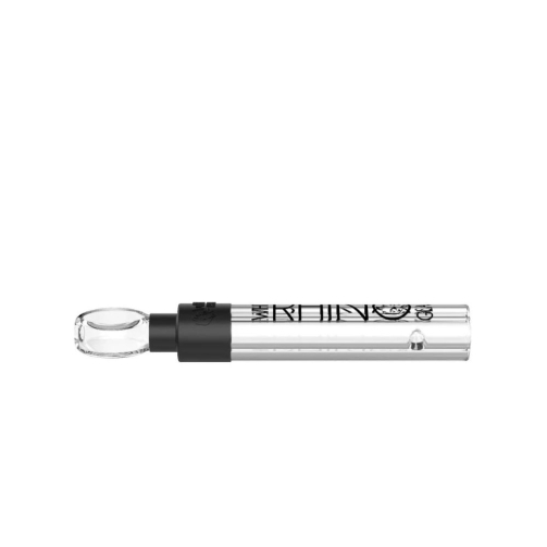 White Rhino Glass Blunt Slider – Twist Glass Blunt Pipe for Smooth Hits