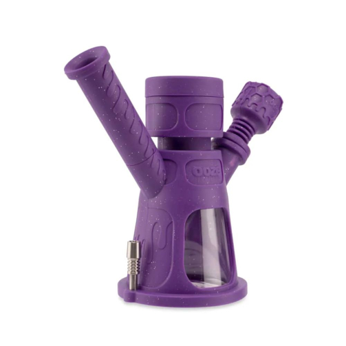 Ooze Hyborg 4-in-1 Hybrid Rig – Silicone Glass Bong, Dab Rig, Nectar Collector & Pen Adapter