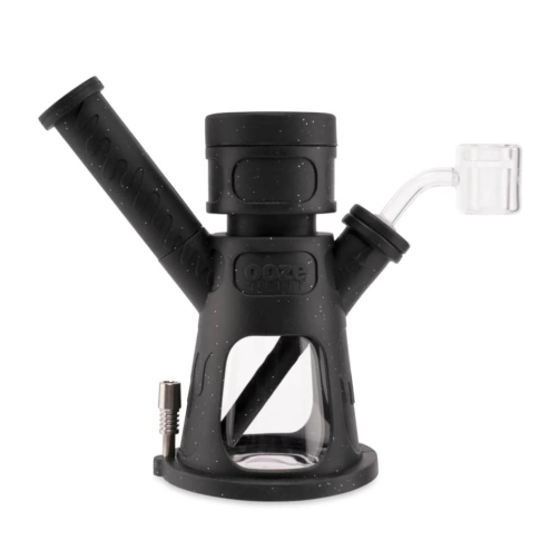 Ooze Hyborg 4-in-1 Hybrid Rig – Silicone Glass Bong, Dab Rig, Nectar Collector & Pen Adapter