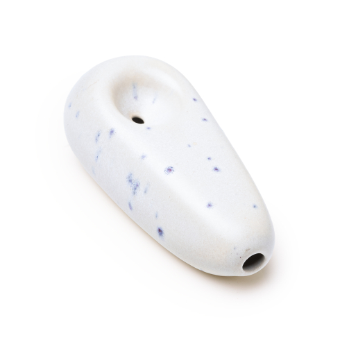 stonedpotter square indigo ceramic pipe