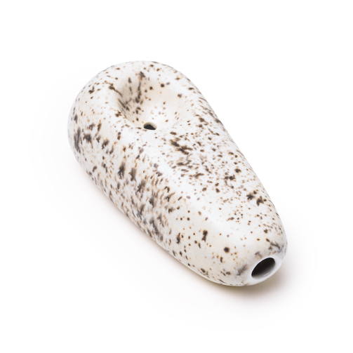 stonedpotter square ostrich egg ceramic pipe